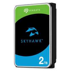 Seagate 3.5", 2TB, SATA3, SkyHawk Surveillance Hard Drive, 256MB Cache, 8 Drive Bays Supported, 24/7, CMR, OEM