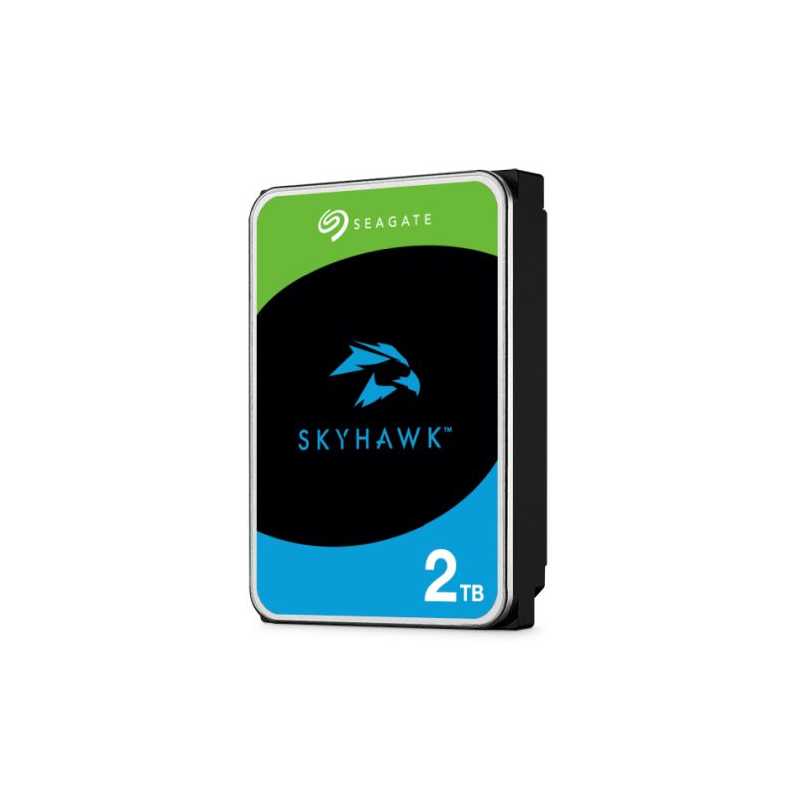 Seagate 3.5", 2TB, SATA3, SkyHawk Surveillance Hard Drive, 256MB Cache, 8 Drive Bays Supported, 24/7, CMR, OEM