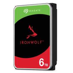 Seagate 3.5", 6TB, SATA3, IronWolf NAS Hard Drive, 5400RPM, 256MB Cache, 8 Drive Bays Supported, OEM