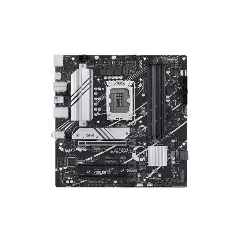 Asus PRIME B760M-A D4-CSM - Corporate Stable Model, Intel B760, 1700, Micro ATX, 4 DDR4, 2 HDMI, DP, 2.5G LAN, PCIe4, 2x M.2