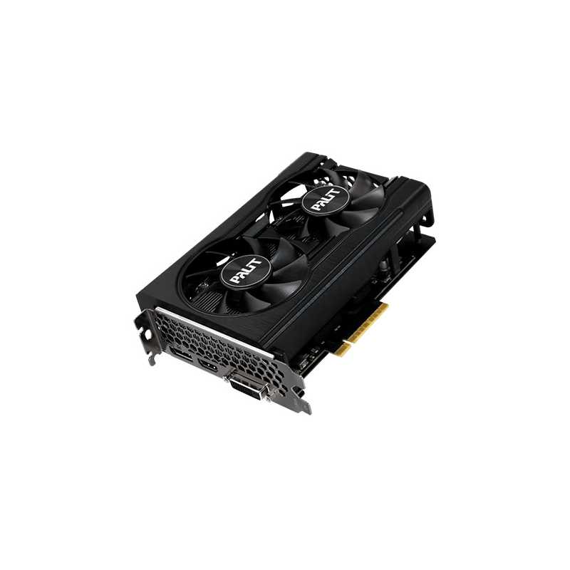 Palit RTX3050 DUAL V2, PCIe4, 8GB DDR6, DVI, HDMI, DP, 1777MHz Clock, RGB Lighting