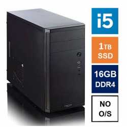 Spire MATX Tower PC, Fractal Core 1100 Case, i5-11400, 16GB 3200MHz, 1TB SSD, Bequiet 450W, No Optical, KB & Mouse, No Operating