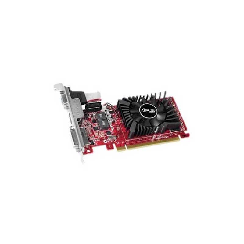 Asus Radeon R7 240, 4GB DDR3, PCIe3, VGA, DVI, HDMI, 820MHz Clock, Low Profile (Bracket Included), Overclocked