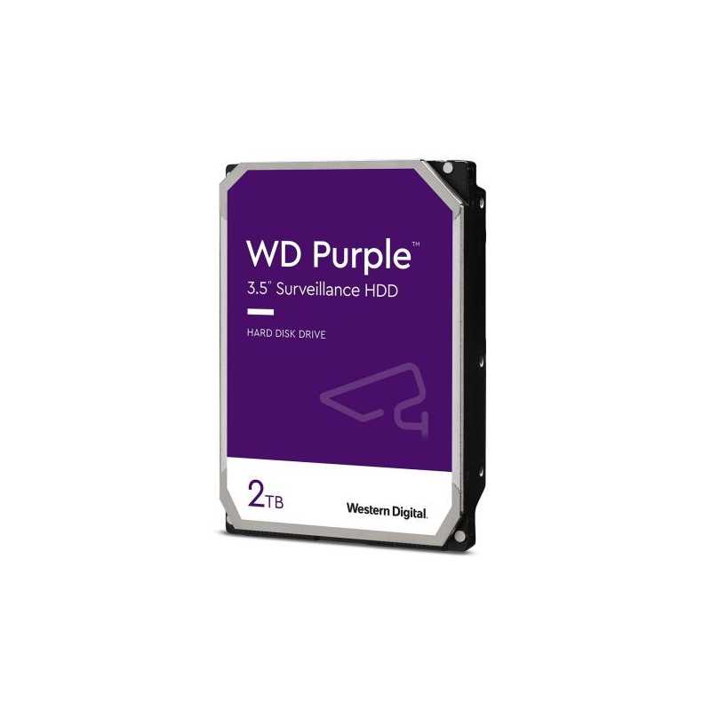 WD 3.5", 2TB, SATA3, Purple Surveillance Hard Drive, 64MB Cache, OEM