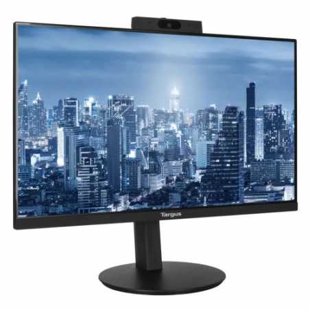 Targus 24" USB-C FHD Docking Monitor (DM4240PEUZ), Fully Adjustable, 100W PD, 2MP Webcam, HDMI, DP, USB, GB LAN, Speakers, VESA