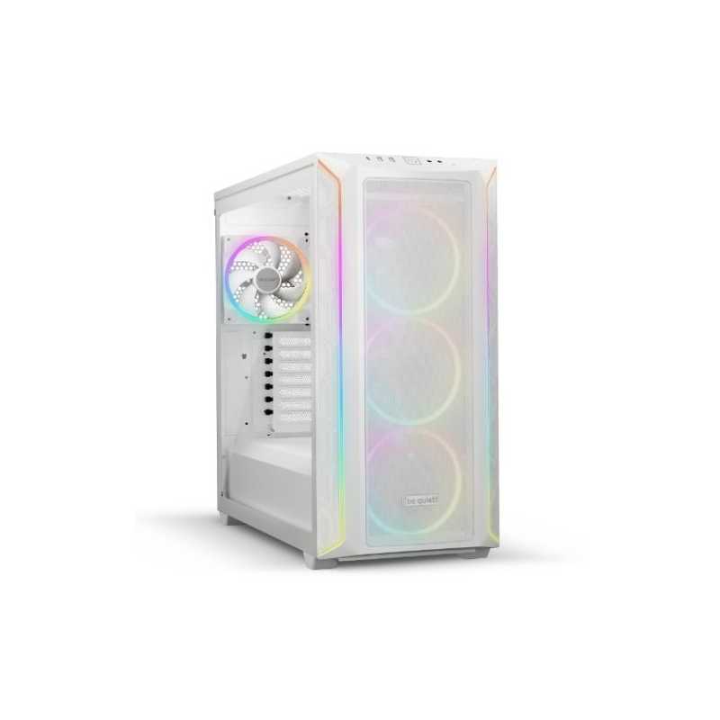 Be Quiet! Shadow Base FX RGB Gaming Case w/ Glass Window, E-ATX, ARGB Front Strips & Controller, 4x ARGB Fans, Mesh Airflow, USB