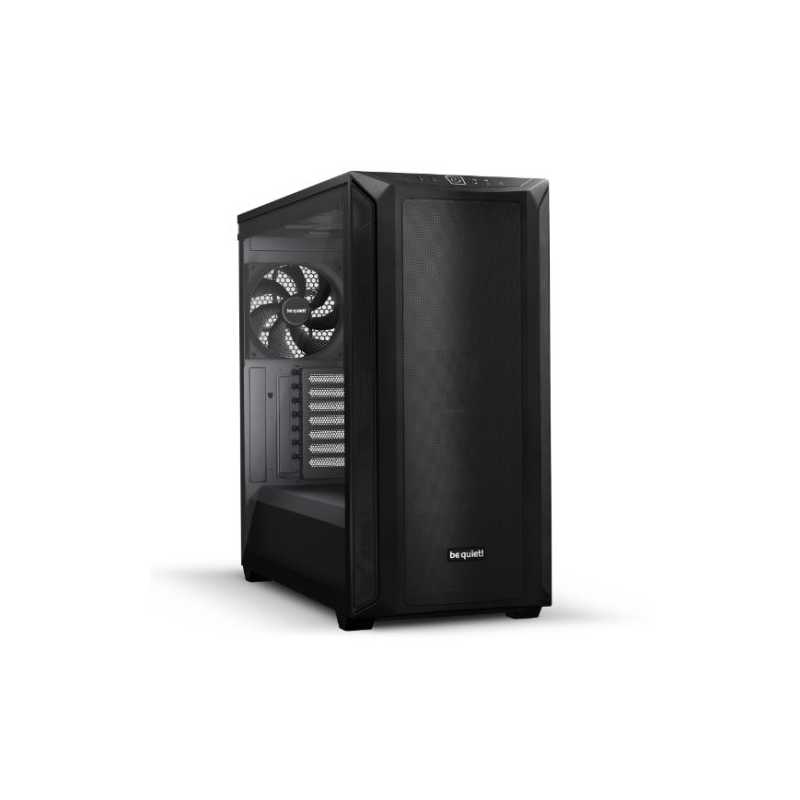 Be Quiet! Shadow Base Gaming Case w/ Glass Window, E-ATX, Mesh Airflow, Pure Wings 3 Fans, USB-C, Black