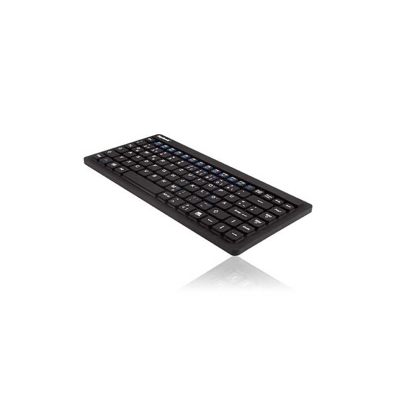 Icy Box Keysonic Industrial Mini USB Keyboard, Waterproof & Dustproof, NEMA 4X & IP68, Black