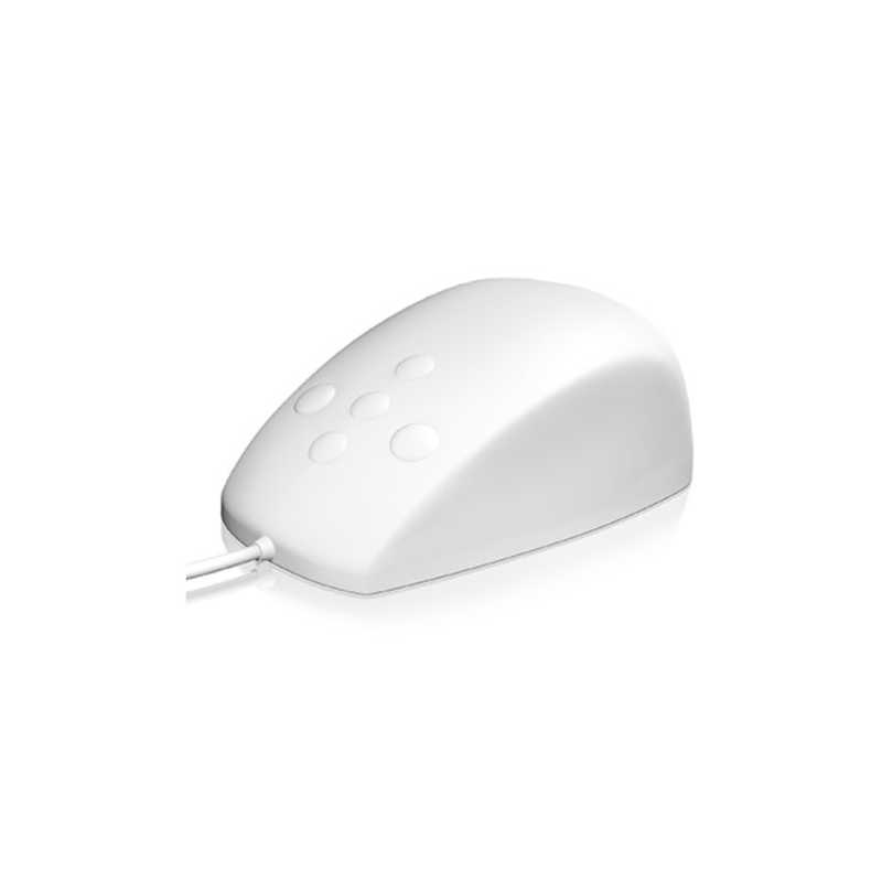 Icy Box Keysonic (KSM-3020M-W) Waterproof Silicone Mouse, IP68, Dust Proof, Buttons for Scrolling, White