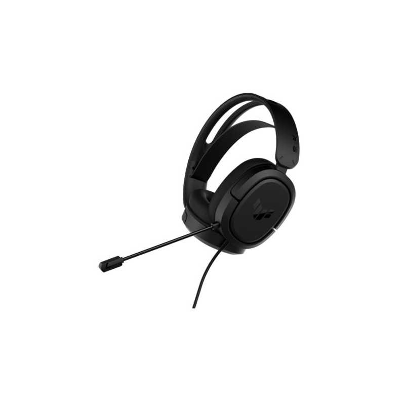 Asus TUF Gaming H1 7.1 Lightweight Gaming Headset, 3.5mm Jack, Surround Sound, Deep Bass, Black