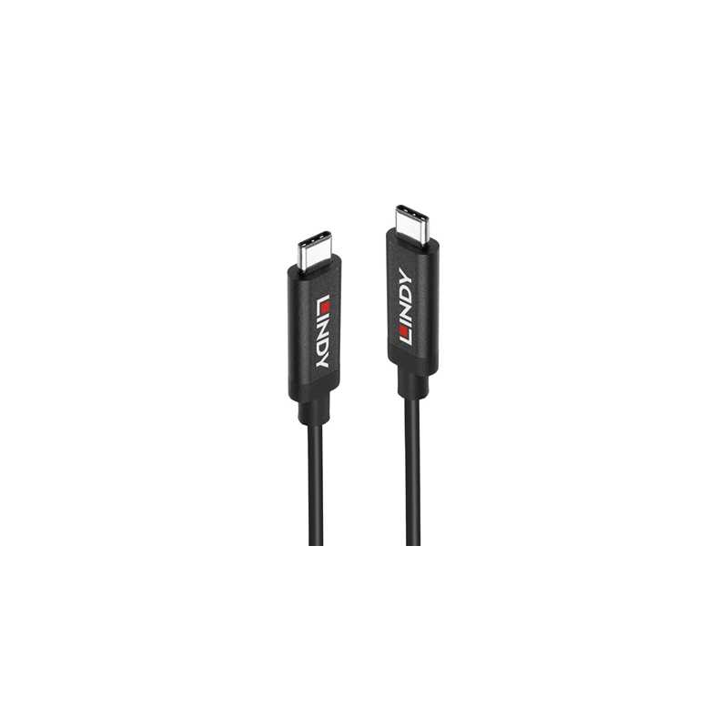 LINDY 43348 3m USB 3.2 Gen 2 C/C Active Cable, Data transfer rates up to 10Gbps, Supports video resolutions up to UHD 8K 7680x43