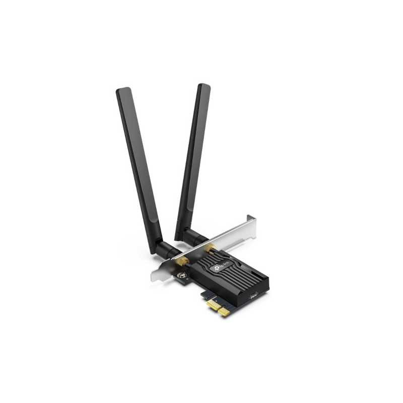 TP-LINK (Archer TX55E) AX3000 Dual Band Wi-Fi 6 PCI Express Adapter, Bluetooth 5.2, WPA3