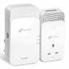 TP-LINK (PGW2440 KIT) G.hn2400 Powerline AX1800 Wi-Fi 6 Adapter Kit, AC Pass Through, GB LAN, EasyMesh-Compatible 