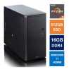 Spire MATX Tower PC, Fractal Core 1100 Case, Ryzen 5 5600G, 16GB 3200MHz, 512GB SSD, Bequiet 450W, No Optical, KB & Mouse, Windo