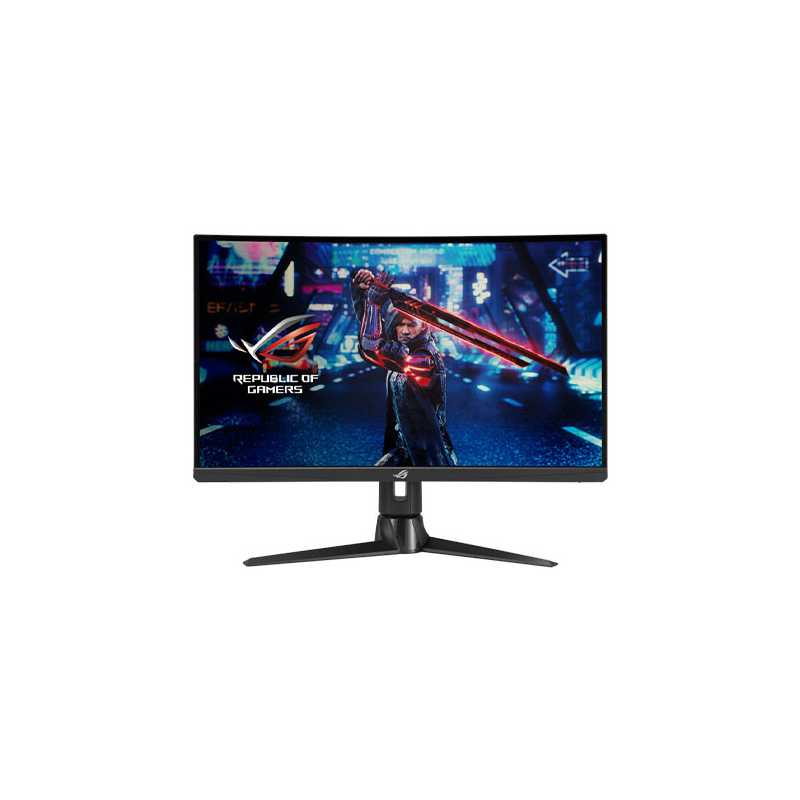 Asus 27" ROG STRIX 2K QHD Curved Gaming Monitor (XG27AQV), Fast IPS, 2560 x 1440, 1ms, USB, 170Hz, DisplayHDR 400, VESA