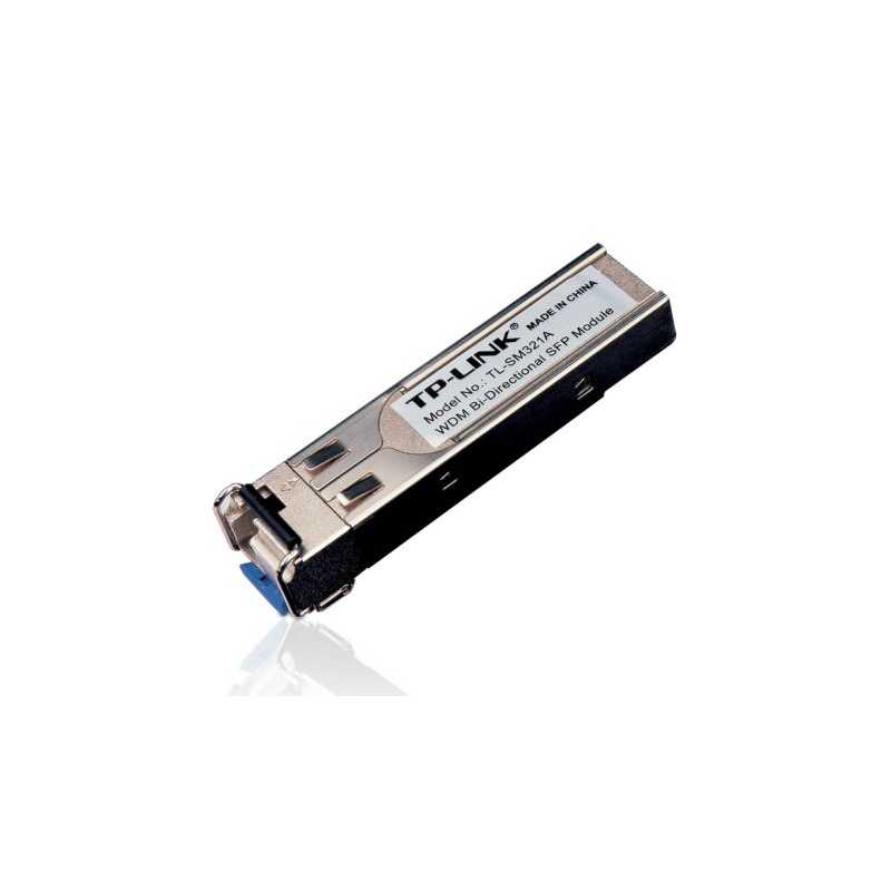 TP-LINK (TL-SM321A) 1000Base-BX WDM Bi-Directional SFP Module, 10km, TX: 1550nm, RX: 1310nm