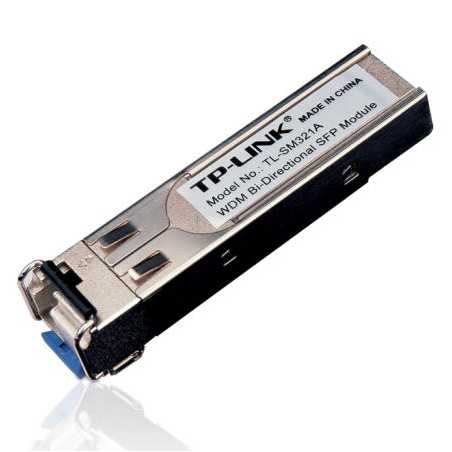 TP-LINK (TL-SM321A) 1000Base-BX WDM Bi-Directional SFP Module, 10km, TX: 1550nm, RX: 1310nm