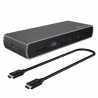 Icy Box (IB-DK8801-TB4) Thunderbolt 4 Type-C 10-in-1 Docking Station w/ PD 96W - 2x TB Type-C, 4x USB-A, RJ45, Audio in/out, SD 