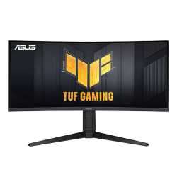 Asus TUF Gaming 34" WQHD Ultra-wide Curved Gaming Monitor (VG34VQL3A), 3440 x 1440, 1ms, 180Hz, 125% sRGB, DisplayHDR 400, VESA