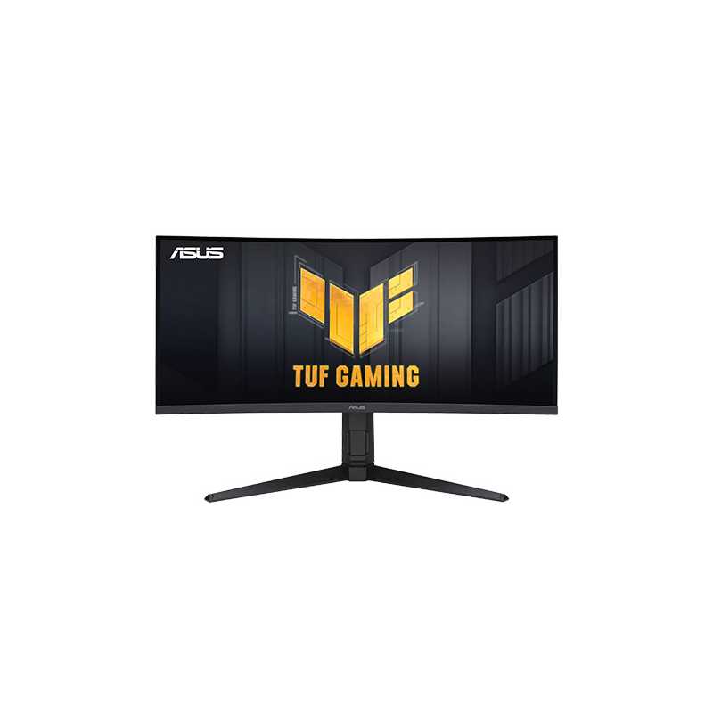 Asus TUF Gaming 34" WQHD Ultra-wide Curved Gaming Monitor (VG34VQL3A), 3440 x 1440, 1ms, 180Hz, 125% sRGB, DisplayHDR 400, VESA