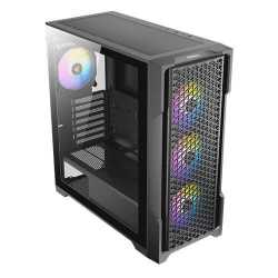 ANTEC AX90 Case, Black, Mid Tower, 1 x USB 3.0 / 2 x USB 2.0, Tempered Glass Side WIndow Panel, Diamond-Shaped Mesh Front Panel 