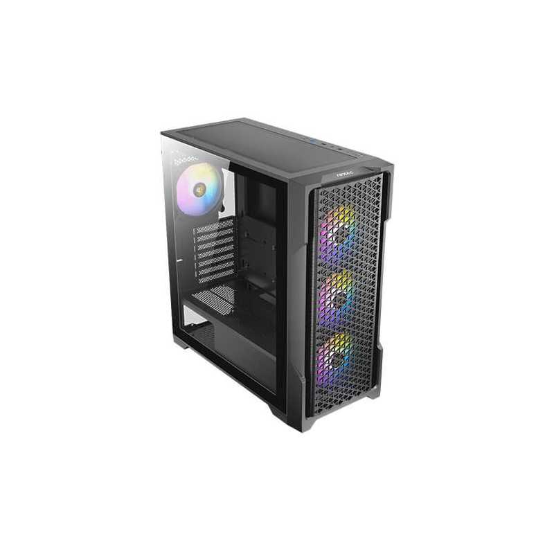ANTEC AX90 Case, Black, Mid Tower, 1 x USB 3.0 / 2 x USB 2.0, Tempered Glass Side WIndow Panel, Diamond-Shaped Mesh Front Panel 