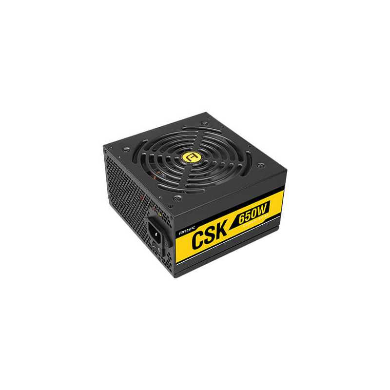 Antec Bronze Power Supply, CSK 650W 80+ Bronze Certified PSU, Continuous Power with 120mm Silent Cooling Fan, ATX 12V 2.31 / EPS