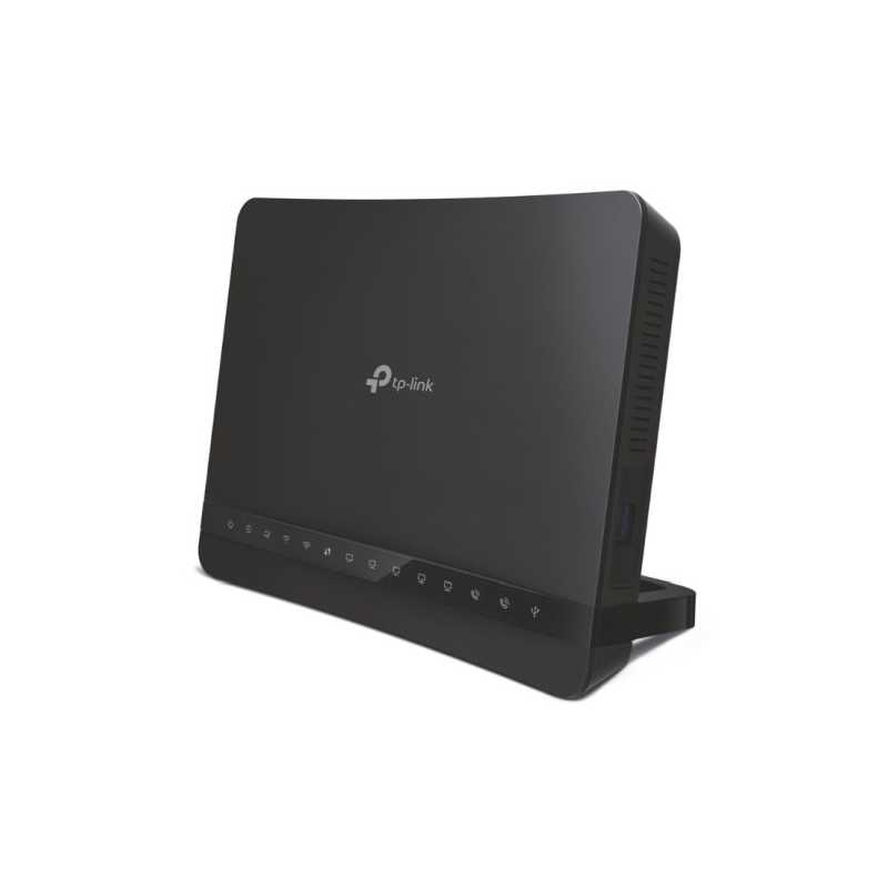 TP-LINK (Archer VR1210V) AC1200 Wireless Dual Band Gigabit VoIP VDSL2/ADSL2+ Modem Router, MU-MIMO, Telephony, Remote Management