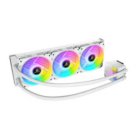 ANTEC Symphony 360 AiO Liquid CPU Cooler, Universal Socket, White, 360mm Radiator, PWM 1600RPM Cooling Fans, Addressable RGB LED