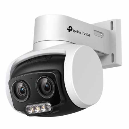 TP-LINK (VIGI C540V) VIGI 4MP Outdoor Full-Colour Dual-Lens Varifocal Pan Tilt Network Camera, PoE, 3x Zoom, Human & Vehicle Cla