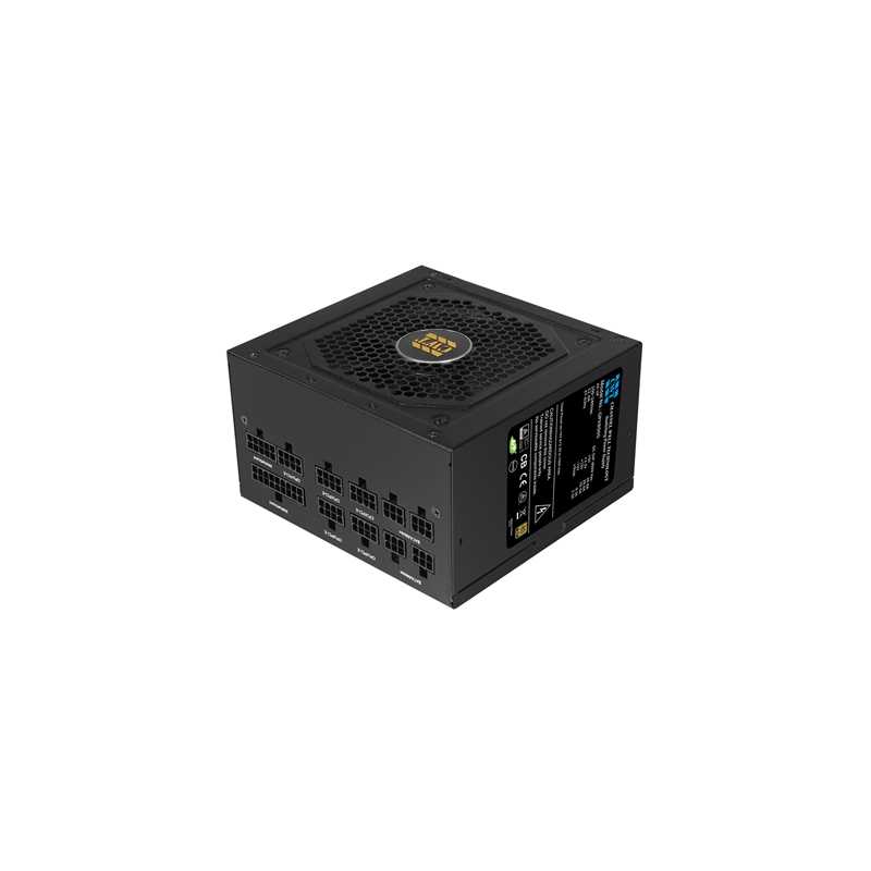 CWT 850w PSU 80 Gold Fully Modular White, 120mm Black rifle bearing fan,All Black Look, 2 years warranty.