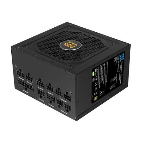 CWT 850w PSU 80 Gold Fully Modular White, 120mm Black rifle bearing fan,All Black Look, 2 years warranty.