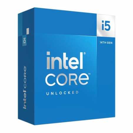 Intel Core i5-14600K, CPU, 1700, 3.5 GHz (5.3 Turbo), 14-Core, 125W (181W Turbo), 10nm, 24MB Cache, Overclockable, Raptor Lake R