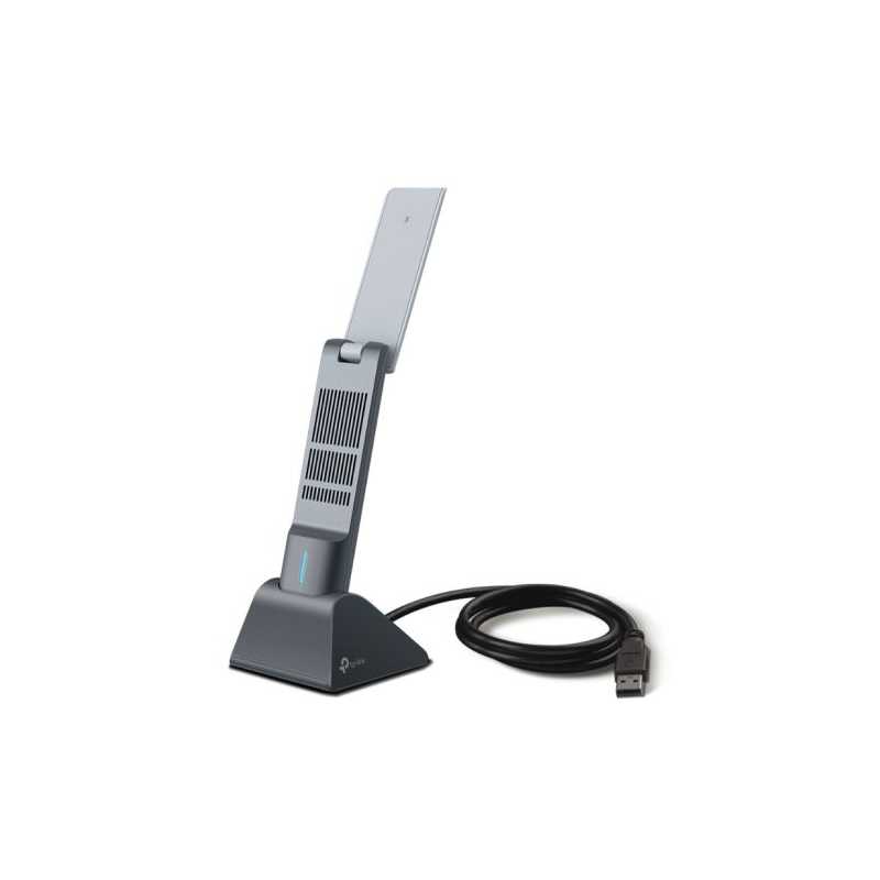 TP-LINK (Archer TX20UH) AX1800 High Gain Wireless USB Adapter, Dual Band, USB 3.0, MU-MIMO, OFDMA, Cradle