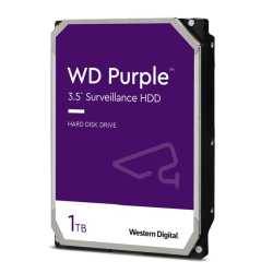 WD 3.5", 1TB, SATA3, Purple Surveillance Hard Drive, 5400RPM, 64MB Cache, OEM