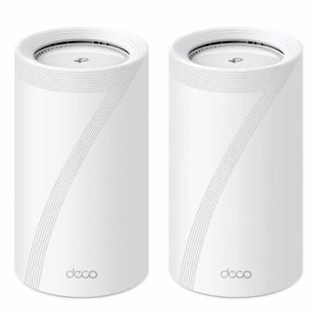 TP-LINK (DECO BE85) BE19000 Tri-Band Whole Home Mesh Wi-Fi 7 System, 2 Pack, 12-Stream, 2x 10G Ports, Multi-Link Operation, Voic