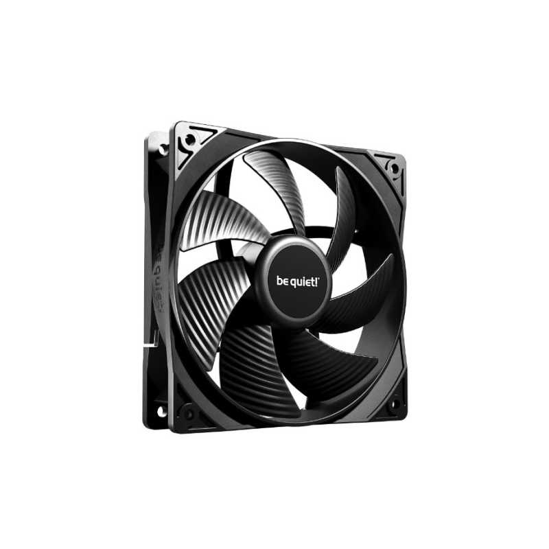 Be Quiet! BL104 Pure Wings 3 12cm Case Fan, Rifle Bearing, Black, 1600 RPM, Ultra Quiet