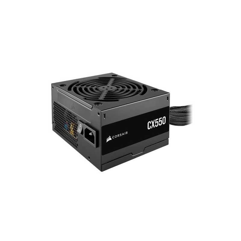 Corsair 550W CX550 PSU, Fully Wired, 80+ Bronze, Thermally Controlled Fan