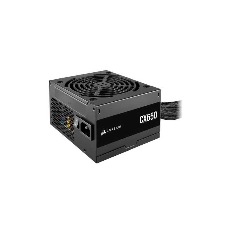 Corsair 650W CX650 PSU, Fully Wired, 80+ Bronze, Thermally Controlled Fan