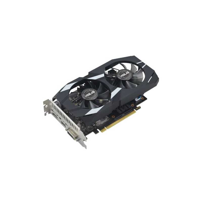 Asus DUAL GTX1650 OC, 4GB DDR6, DVI, HDMI, DP, 1785MHz Clock, Overclocked