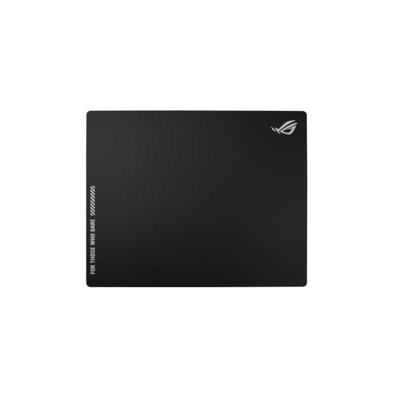 Asus ROG MOONSTONE ACE L Tempered Glass Mouse Pad, Anti-slip Silicone Base, 500 x 400 x 4 mm, Black