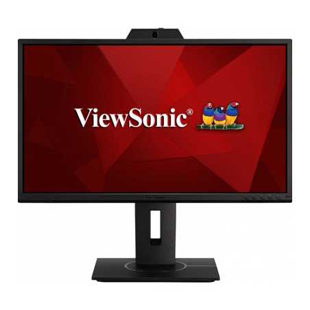 Viewsonic VG2440V 23 Inch Full HD IPS Monitor,  Widescreen, 60Hz, 5ms, VGA, HDMI, DisplayPort, Speakers, Wecam, Height Adjustabl