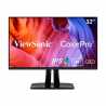 ViewSonic VP3256-4K 32inch Premium IPS 4K Ergonomic Monitor, Ultra-Thin Bezels, Colour Accuracy, Pantone Validated, HDMI, Displa