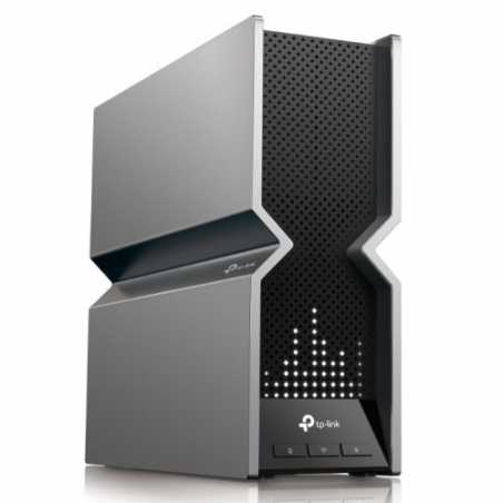TP-LINK (Archer BE800) BE19000 Tri-Band Wi-Fi 7 Router, MLO, 2x 10G Ports, EasyMesh Compatible, LED Screen w/ Customised Graphic
