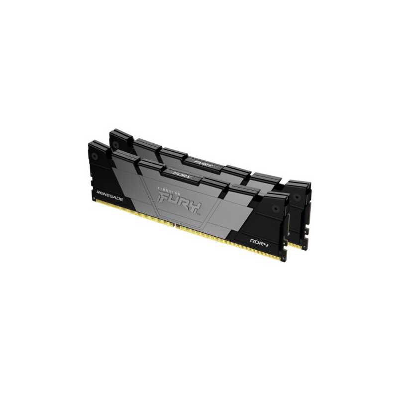 Kingston Fury Renegade 32GB Kit (2 x 16GB), DDR4, 3600MHz (PC4-28800), CL16, XMP, DIMM Memory, Black/Grey