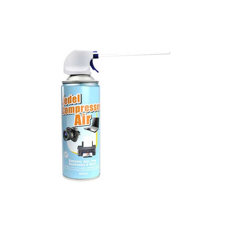 Jedel Compressed Air Cleaner, 400ml, Child-Safe Cap Jedel Compressed Air Cleaner, 400ml, Child-Safe Cap