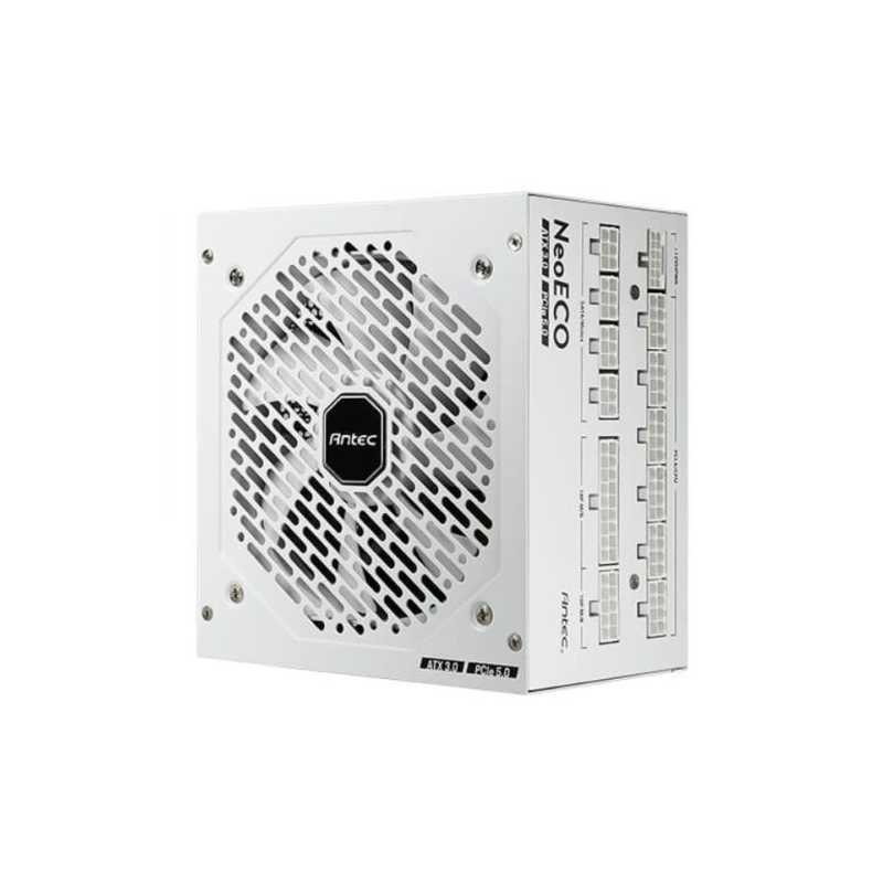 Antec 1000W NeoECO NE1000GM PSU, Fully Modular, FDM Fan, 80+ Gold, ATX 3.0, PCIe 5.0, Zero RPM Manager, Compact Design, White