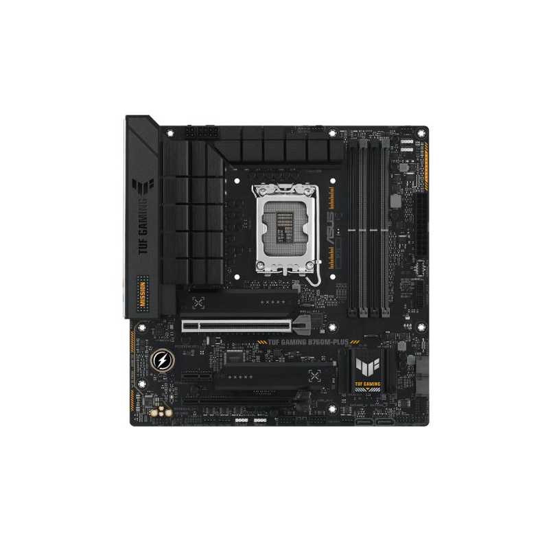 Asus TUF GAMING B760M-PLUS, Intel B760, 1700, Micro ATX, 4 DDR5, HDMI, DP, 2.5G LAN, PCIe5, 2x M.2