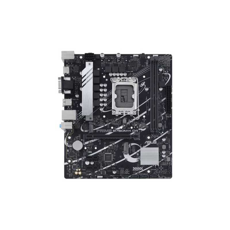 Asus PRIME B760M-K D4, Intel B760, 1700, Micro ATX, 2 DDR4, VGA, HDMI, 2.5G LAN, PCIe4, 2x M.2