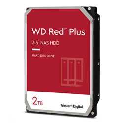 WD 3.5", 2TB, SATA3, Red Plus Series NAS Hard Drive, 5400RPM, 64MB Cache, OEM